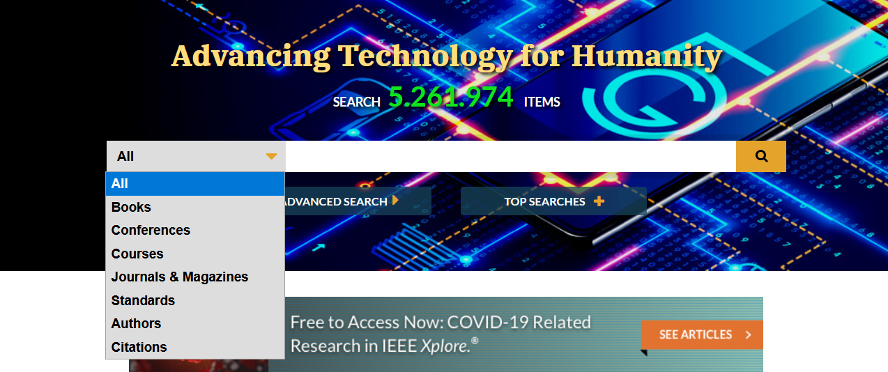 IEEE Xplore basic search